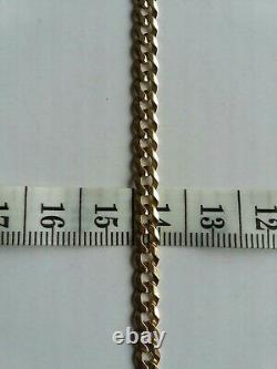 9ct Gold Bracelet. Mens/womens. 5mm wide links. 5gm. 8