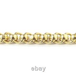 9ct Gold Bracelet Roller Ball Style Ladies 7.5 Inch 6.1mm Wide