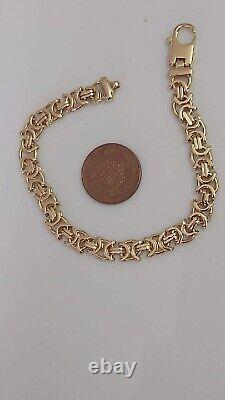 9ct Gold Byzantine Bracelet
