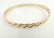 9ct Gold Celtic Bangle Slave Hallmarked 7.75'' 15.3grams With Gift Box