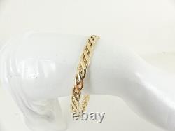 9ct Gold Celtic Bangle Slave Hallmarked 7.75'' 15.3grams with gift box