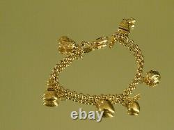 9ct Gold Charm Bracelet