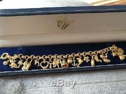 9ct Gold Charm Bracelet