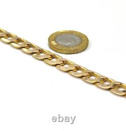 9ct Gold Cuban Link Bracelet 29.03 grams