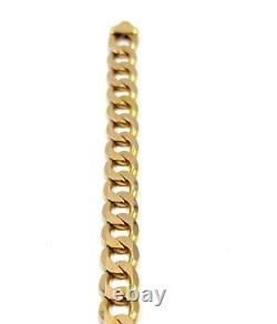 9ct Gold Cuban Link Bracelet 29.03 grams