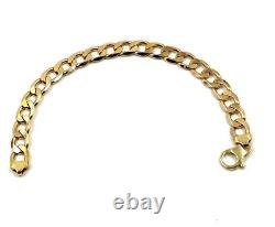 9ct Gold Cuban Link Bracelet 29.03 grams