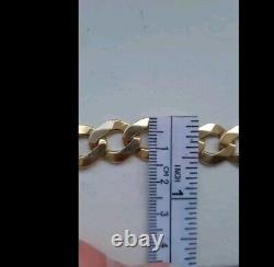 9ct Gold Curb Bracelet 30g