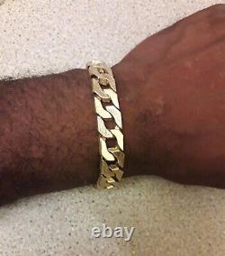 9ct Gold Curb Bracelet 51g