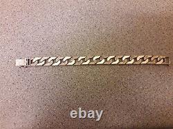 9ct Gold Curb Bracelet 51g