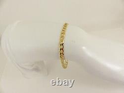 9ct Gold Curb Bracelet Ladies Solid Link Hallmarked NEW 7.75 3.4 grams Gift Box