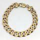 9ct Gold Curb Bracelet Very Heavy 8.25 Inches Ref181