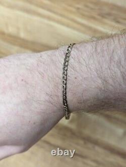 9ct Gold Curb Bracelet b049400168595 mc