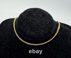 9ct Gold Curb Chain Bracelet 2g