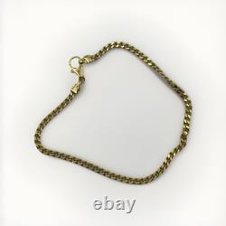 9ct Gold Curb Chain Bracelet 2g