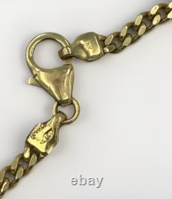 9ct Gold Curb Chain Bracelet 2g
