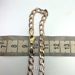 9ct Gold Curb Link Bracelet 19cm 9ct Yellow Gold Hallmarked Bracelet 4.5mm