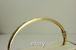 9ct Gold Diamond Bangle Bracelet. Great Condition. NICE1