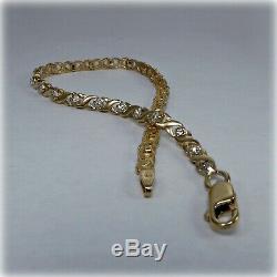 9ct Gold Diamond Bracelet