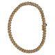 9ct Gold Diamond Bracelet 10.02g Fancy 18.5cm Fully Hallmarked