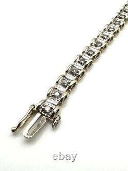 9ct Gold Diamond Bracelet 9ct Yellow Gold Ladies Real Diamond Bracelet Gift WOW