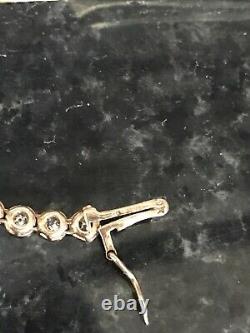 9ct Gold Diamond Tennis Bracelet 6 Grams
