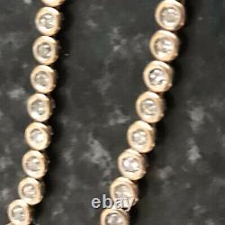 9ct Gold Diamond Tennis Bracelet 6 Grams