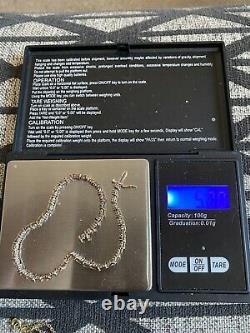 9ct Gold Diamond Tennis Bracelet Stamped 0.25 Carats