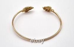 9ct Gold Equestrian/Horse Bangle/Bracelet