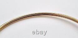 9ct Gold Equestrian/Horse Bangle/Bracelet