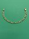 9ct Gold Figaro Bracelet 6.7g