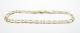 9ct Gold Figaro Bracelet Solid Link Hallmarked 7 1/2'' 3.3 Grams Gift Box