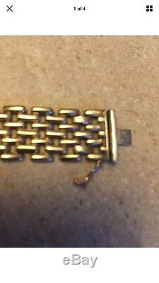 9ct Gold Gate Bracelet