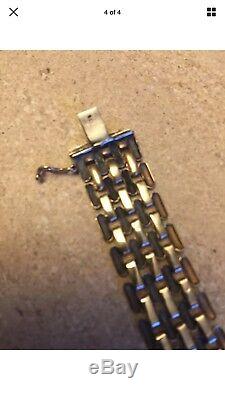 9ct Gold Gate Bracelet