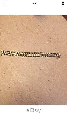 9ct Gold Gate Bracelet