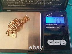 9ct Gold Gate Bracelet 7.65g