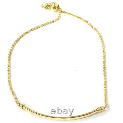9ct Gold Ladies Adjustable ID Style Identity Bracelet Hallmarked Fancy Design