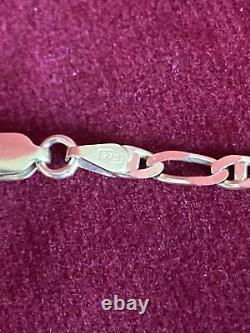 9ct Gold Ladies Anchor Link Fine Bracelet Lobster Clasp 7.5 With Box