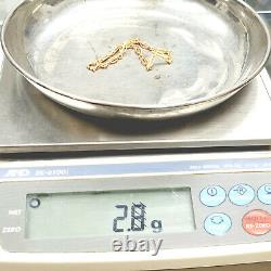 9ct Gold Ladies Bracelet UK Hallmarked Fancy Style 4.4mm Wide 2.8g 7.5 Inches