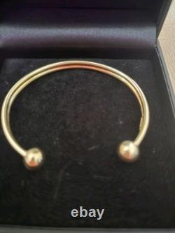 9ct Gold Ladies Torque Bangle