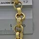 9ct Gold Men's Belcher Bracelet 9 -8 Mm -21g- Hallmarked Rrp £880 Bl14 9 A