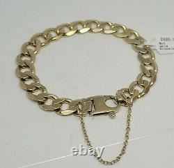 9ct Gold Mens Curb Bracelet