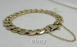 9ct Gold Mens Curb Bracelet