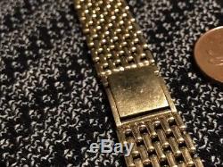 9ct Gold Mens Watch Bracelet (33g, fits Omega/Rolex)