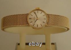 9ct Gold Omega. Ladies vintage watch, circa 1970. Original box. Serviced