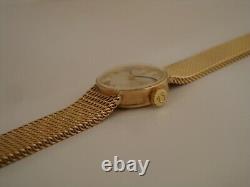 9ct Gold Omega. Ladies vintage watch, circa 1970. Original box. Serviced