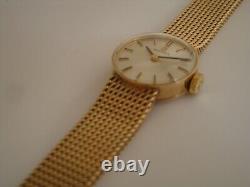9ct Gold Omega. Ladies vintage watch, circa 1970. Original box. Serviced