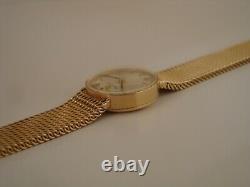 9ct Gold Omega. Ladies vintage watch, circa 1970. Original box. Serviced