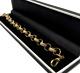 9ct Gold On Silver 9 Inch Belcher Bracelet 11.2mm Solid