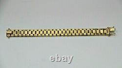 9ct Gold Rolex Link Baby Bracelet