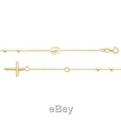 9ct Gold Rosary Beads Bracelet 2 grams 7